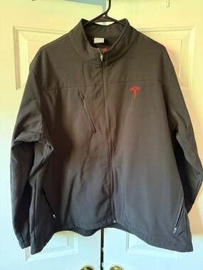 Tesla Unisex Black Softshell  Employee Jacket